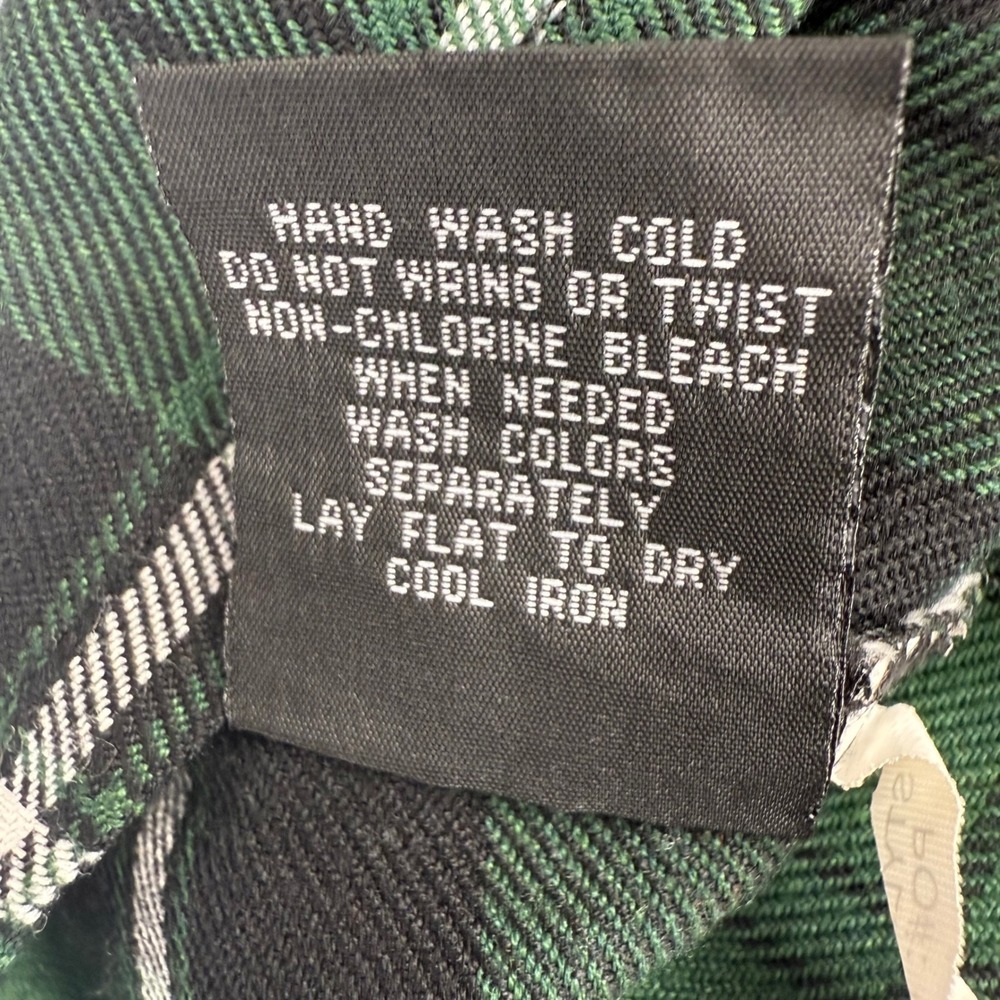 Royal Bones Y2K Daang Goodman Green Plaid Mini Skirt Punk Goth Skater Womens M - Picture 9 of 16